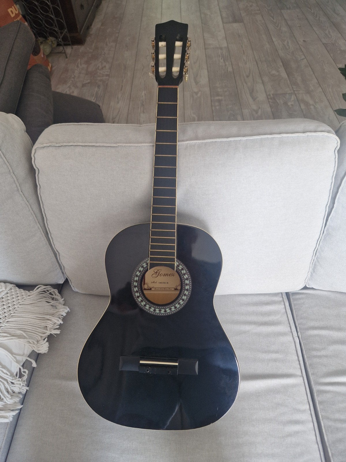 Gomez Klassieke Gitaar Zwart met Hoes, Ophalen, Gebruikt, Klassieke of Spaanse gitaar