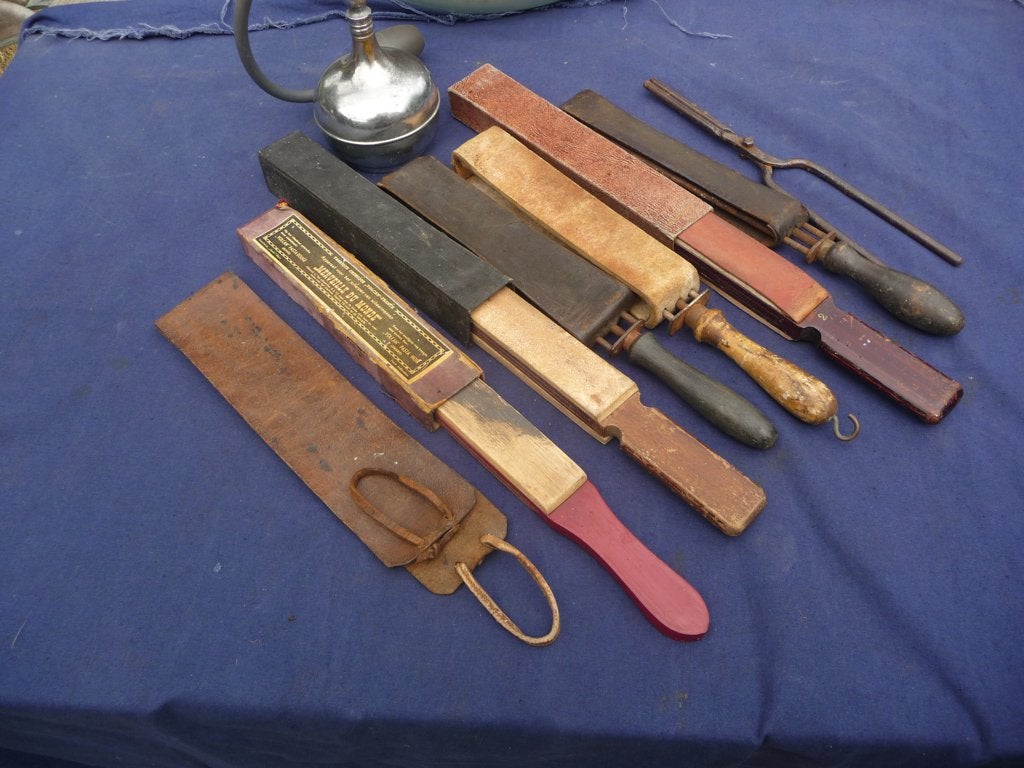 scheerspullen antiek/kapperspullen antiek, Antiek en Kunst, Antiek | Gereedschap en Instrumenten, Ophalen of Verzenden