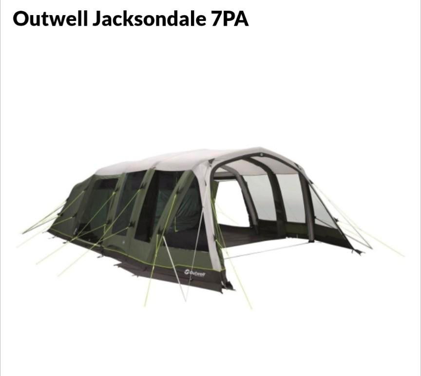 Outwell Jackondale 7PA Opblaasbare Tent 7 Personen, Ophalen, Zo goed als nieuw
