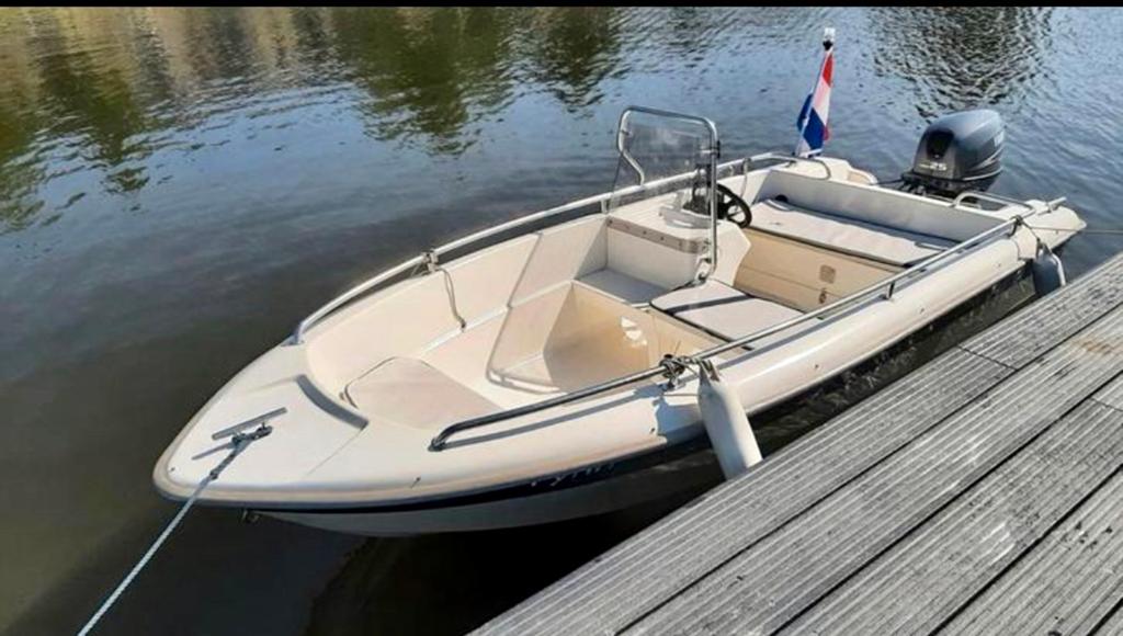 Tamarin 430 console boot met 25PK Yamaha buitenboordmotor, Watersport en Boten, Ophalen, Overige merken, Gebruikt, Minder dan 70 pk
