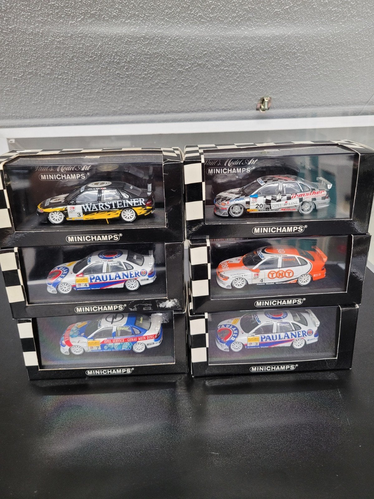 opel vectra stw 1998/1999 minichamps 1:43, Ophalen of Verzenden, Zo goed als nieuw, Auto, MiniChamps