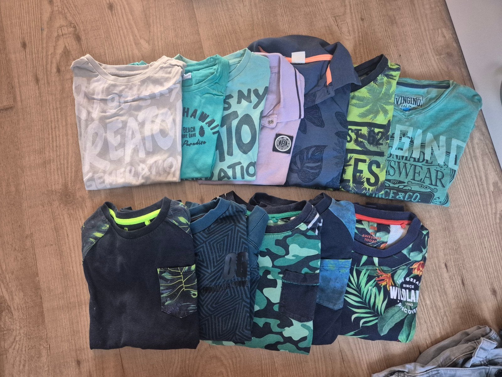 Jongenskleding pakket - spijkerbroeken en shirts, Ophalen of Verzenden, Gebruikt, Diverse merken, Jongen