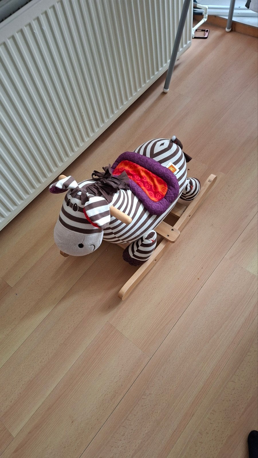 Schattige Zebra Schommelpaard voor Peuters, Ophalen, Gebruikt, Jongen of Meisje
