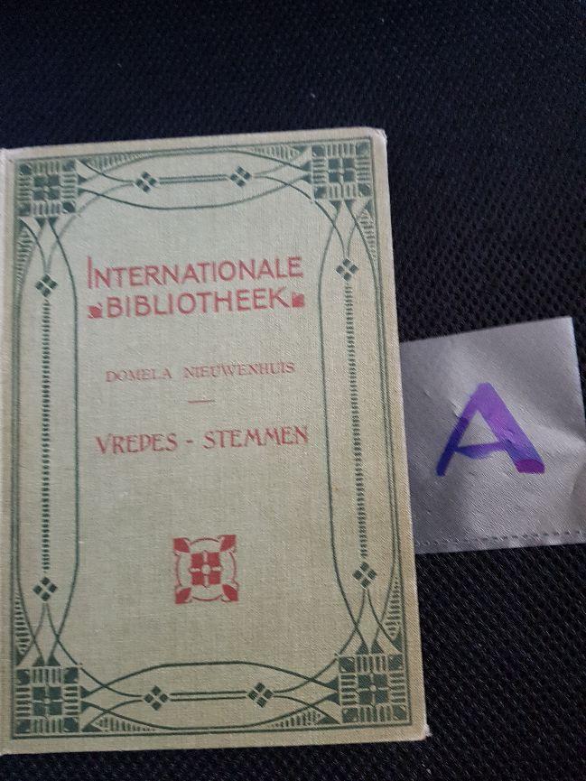 F Domela Nieuwenhuis- Vredes Stemmen- HC-1899, Verzenden