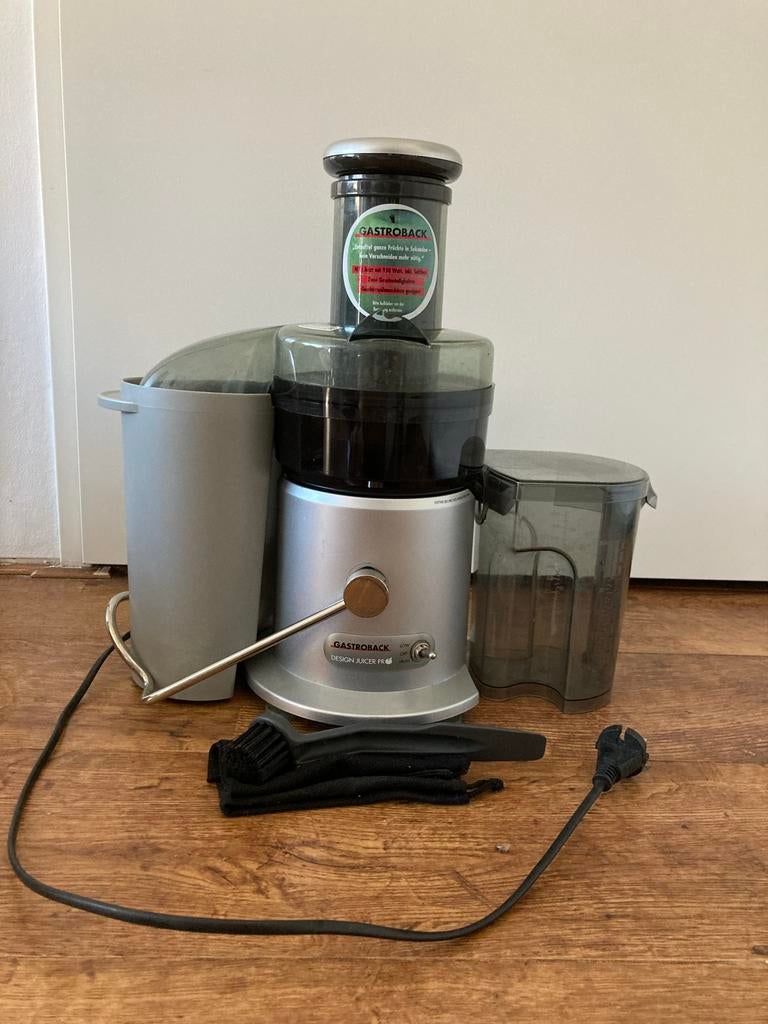 Gastroback Design Juicer Pro - Sapcentrifuge, Ophalen of Verzenden, Gebruikt, Elektrisch, Sapcentrifuge