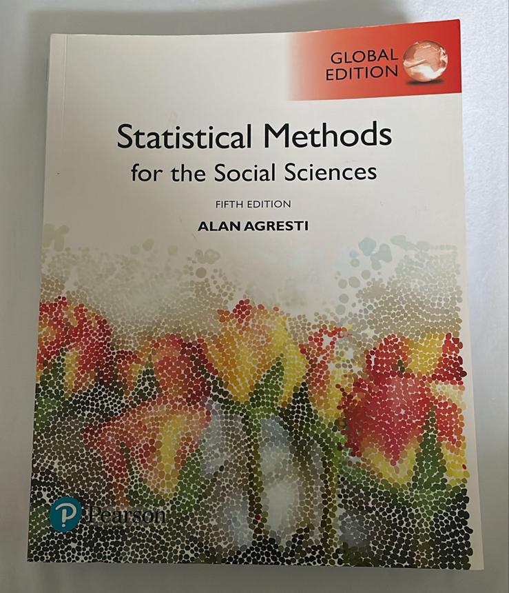 Statistical Methods for the Social Sciences (5th edition), Boeken, Ophalen of Verzenden, Beta, Zo goed als nieuw, WO