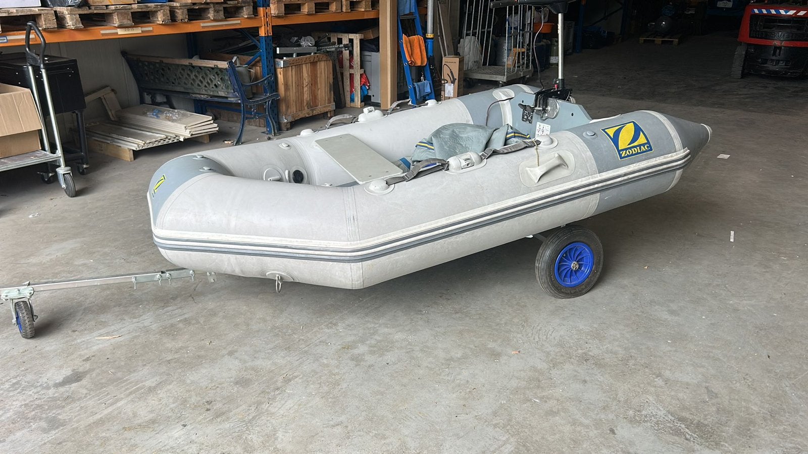 Zodiac CFR260 rubberboot met Yamaha 4pk en Watersnake motor, Watersport en Boten, Ophalen, Zodiac, Hout, Gebruikt