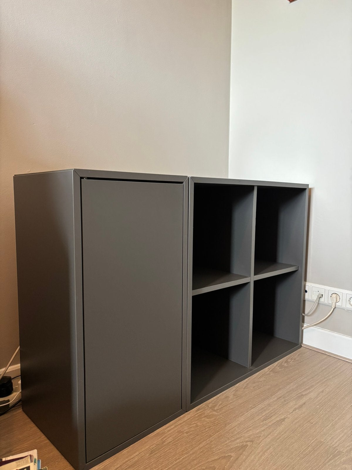 Ikea eket vakkenkast, Huis en Inrichting, Kasten | Roldeurkasten en Archiefkasten, Ophalen, 50 tot 100 cm, Zo goed als nieuw, Minder dan 100 cm