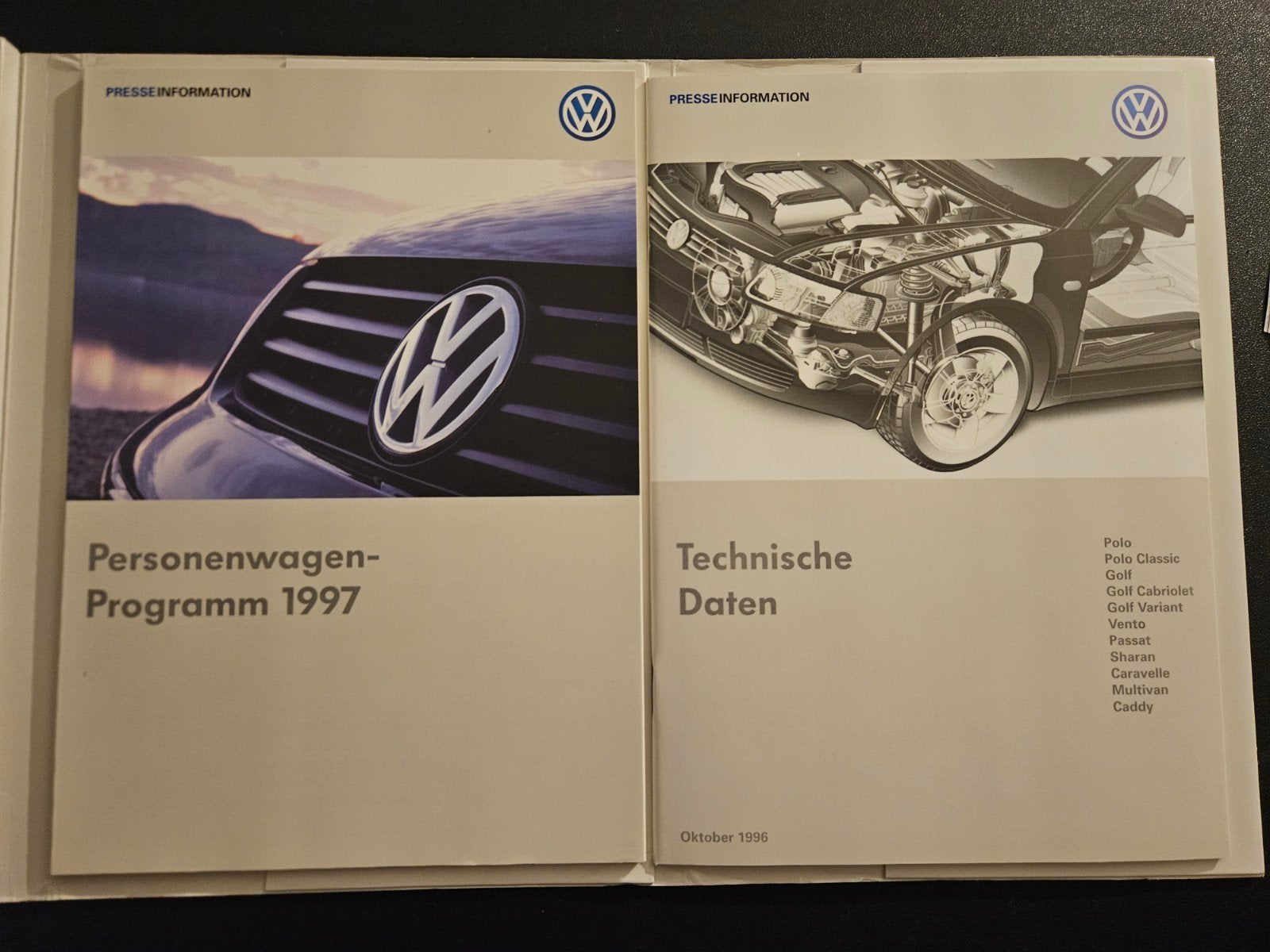 Persmap Volkswagen 1997, Ophalen of Verzenden, Zo goed als nieuw, Volkswagen