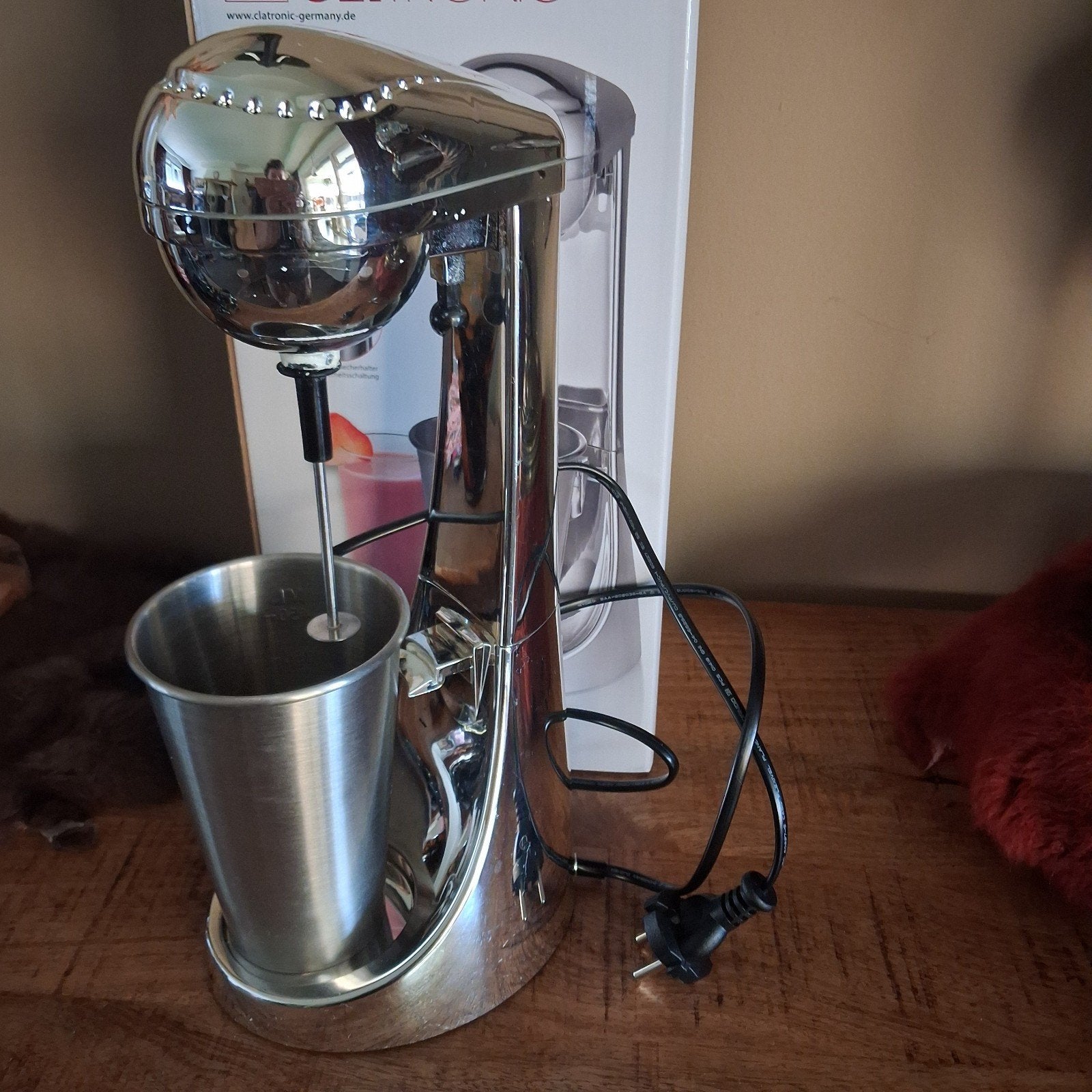 Barmixer/ milkshaker 2x gebruikt, Witgoed en Apparatuur, Ophalen of Verzenden, Zo goed als nieuw, Blender