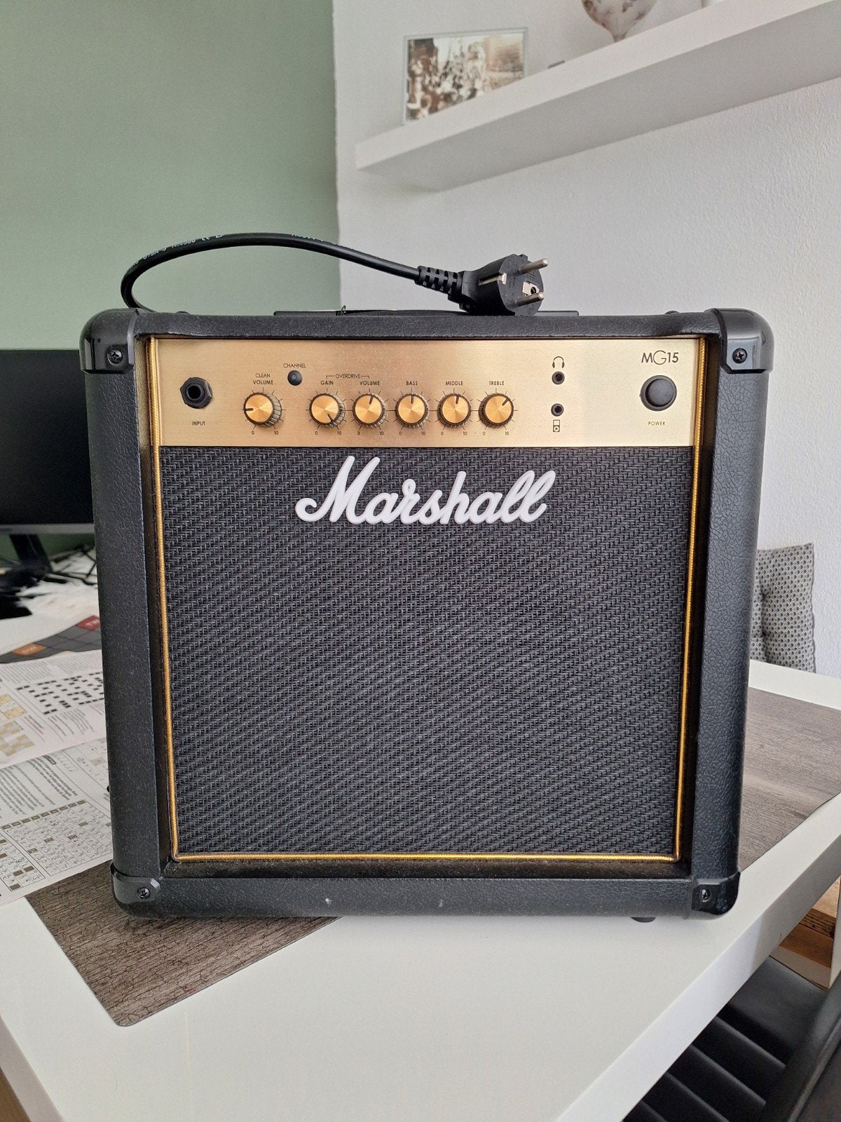 Marshall MG15 gitaarversterker - Zo goed als nieuw, Ophalen, Zo goed als nieuw, Gitaar, Minder dan 50 watt