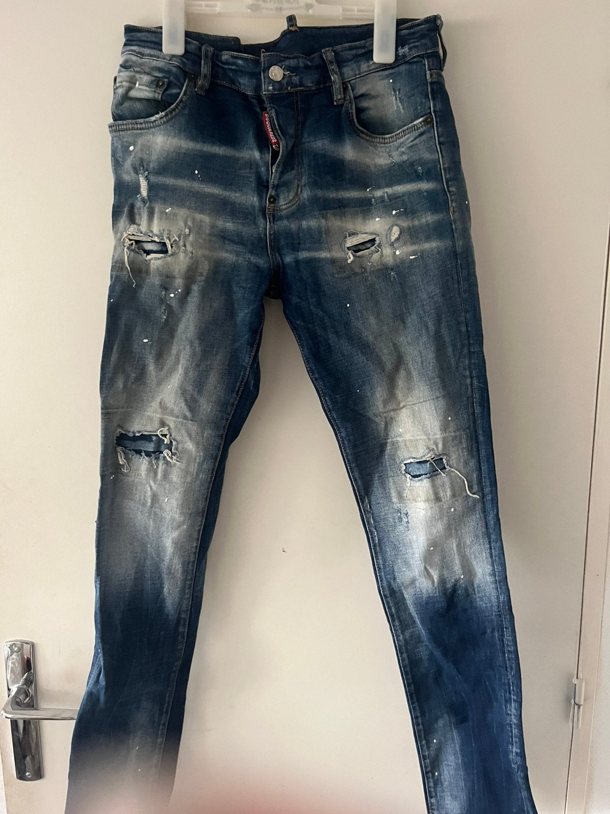 Dsquared broek, Kleding | Heren, Ophalen of Verzenden, Zo goed als nieuw, Blauw, Overige jeansmaten