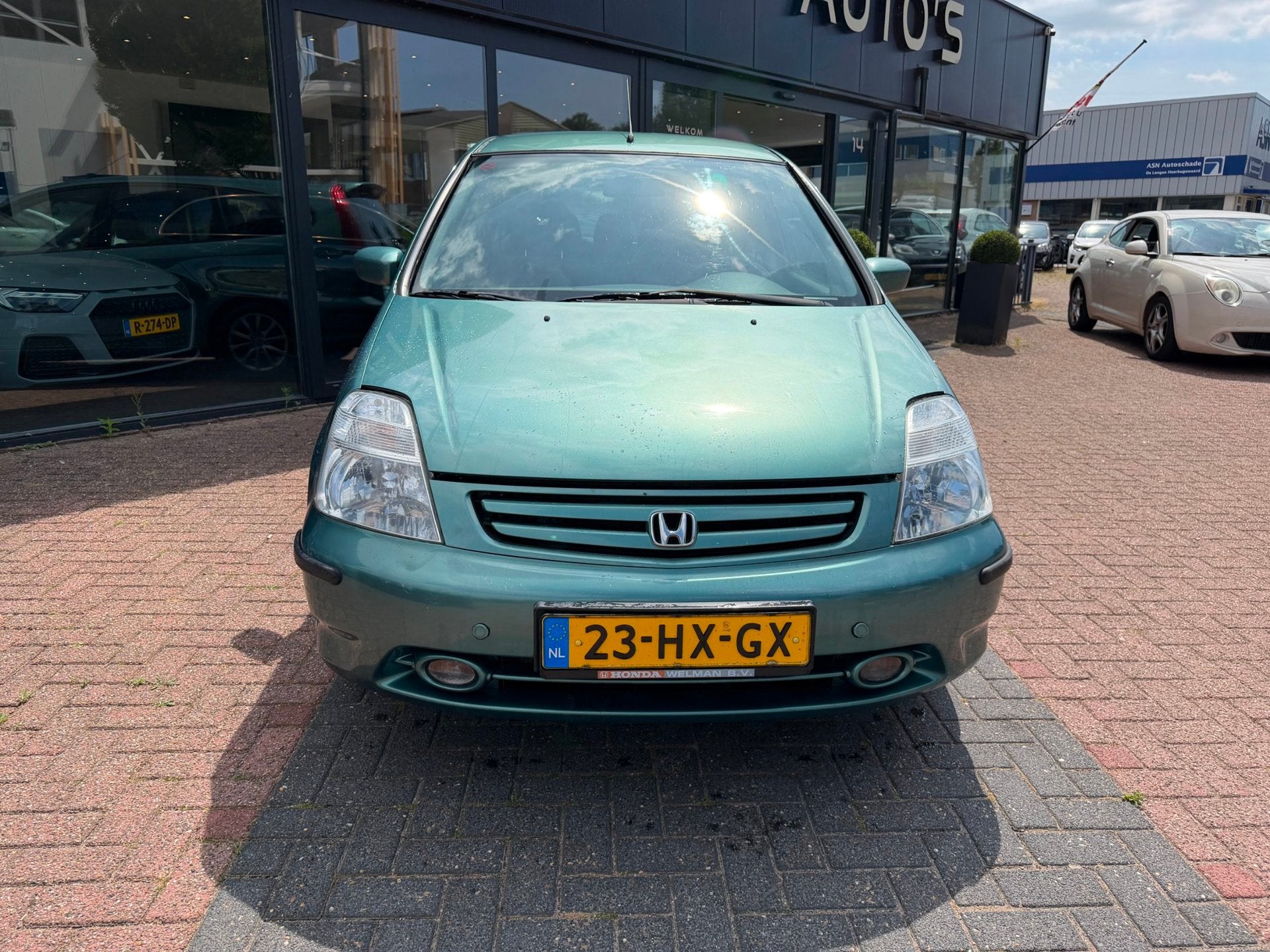 Honda Stream 1.7i ES Airco werkend|7 Persoons|Rijdt Goed!, Auto's, Verwarmde buitenspiegels, Gebruikt, 4 cilinders, Origineel Nederlands