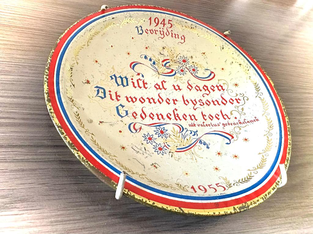Bevrijdingsbord Gedenkbord herdenking bord metaal bevrijding, Verzenden