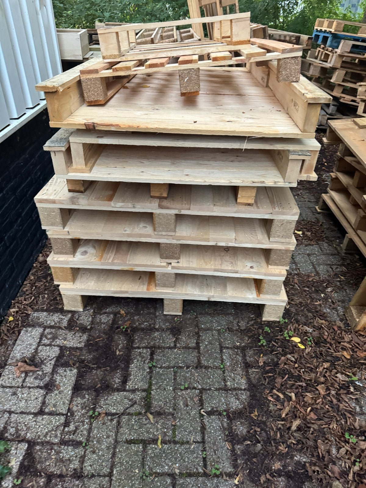 Gratis diverse pallets af te halen, Ophalen, Gebruikt