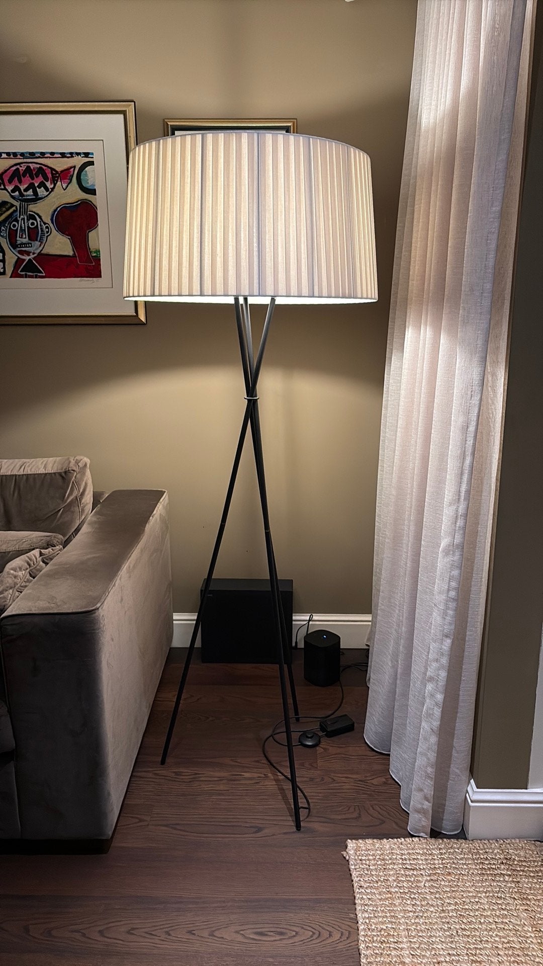 Santa & Cole Tripode G5 Vloerlamp, Ophalen, Gebruikt, Metaal, 150 tot 200 cm