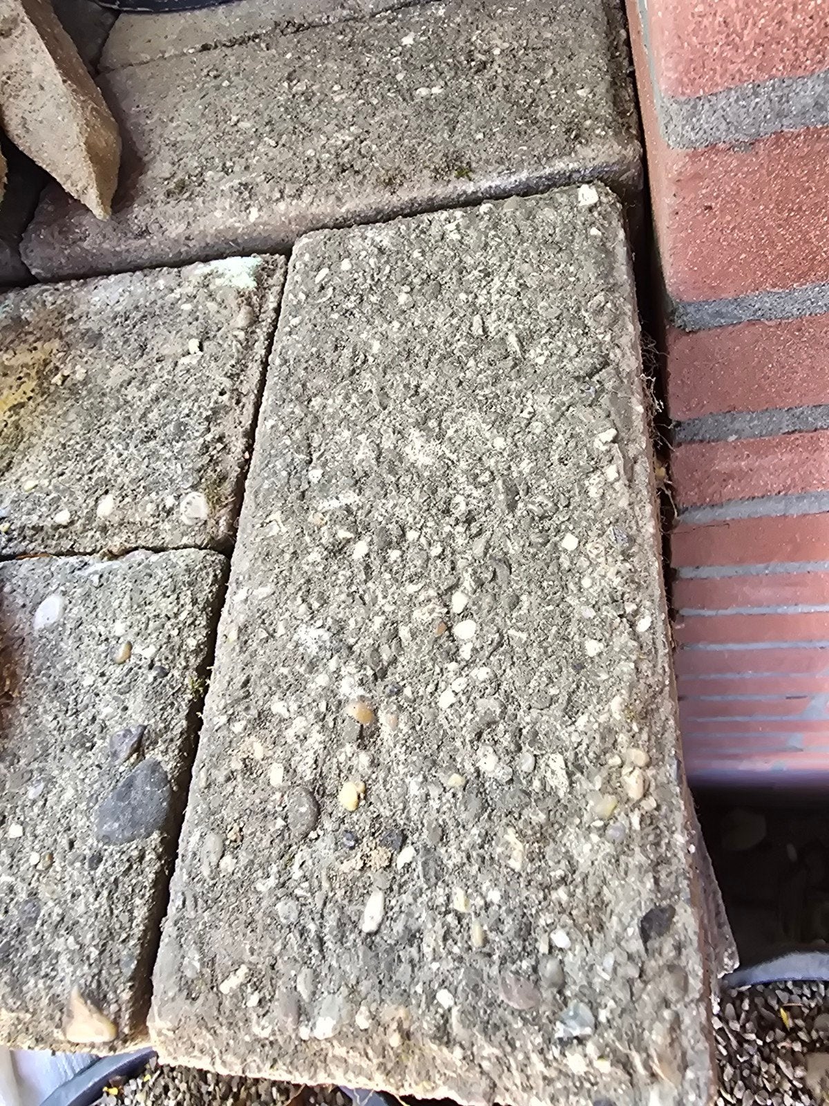 Gebruikte betonnen klinkers - diverse maten, Ophalen, Gebruikt, Klinkers, 10 m² of meer