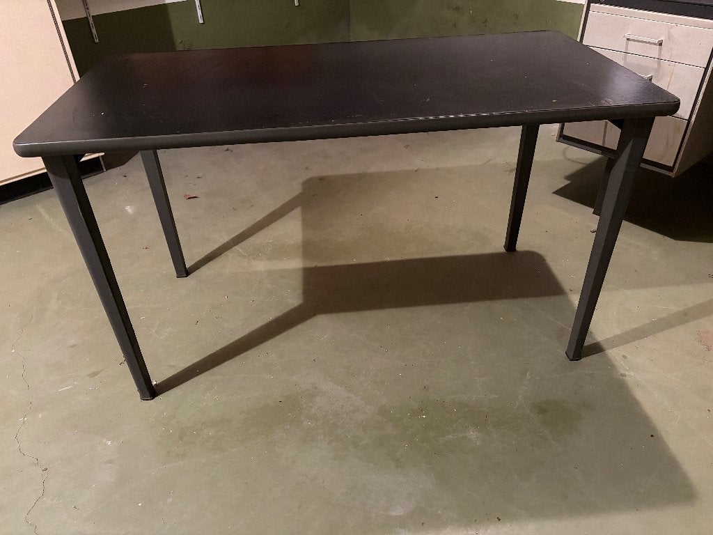 buro tafeltje bijzettafel, Huis en Inrichting, Ophalen, Gebruikt, 120 cm, Metaal