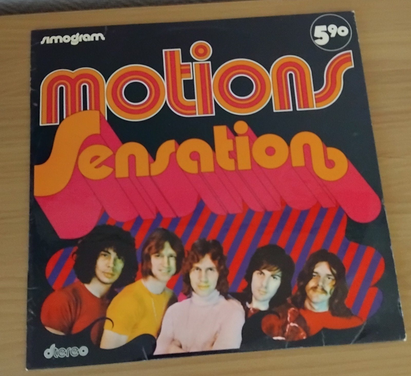 The Motions - Sensation LP (1970) - Nederbeat/Psychedelische, Ophalen of Verzenden, Gebruikt, 12 inch
