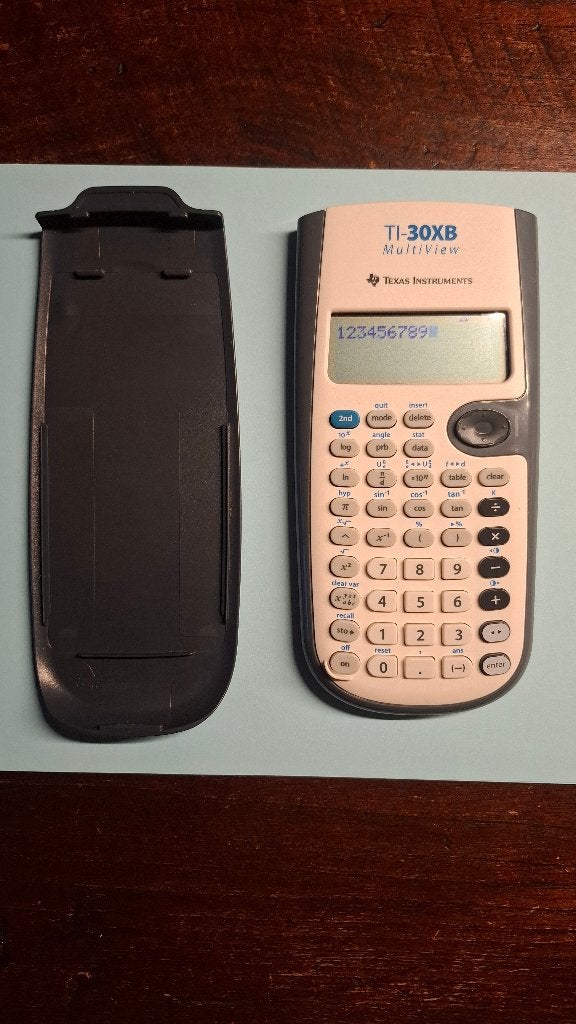 Texas Instruments TI-30XB rekenmachine, Verzenden, Grafische rekenmachine, Zo goed als nieuw