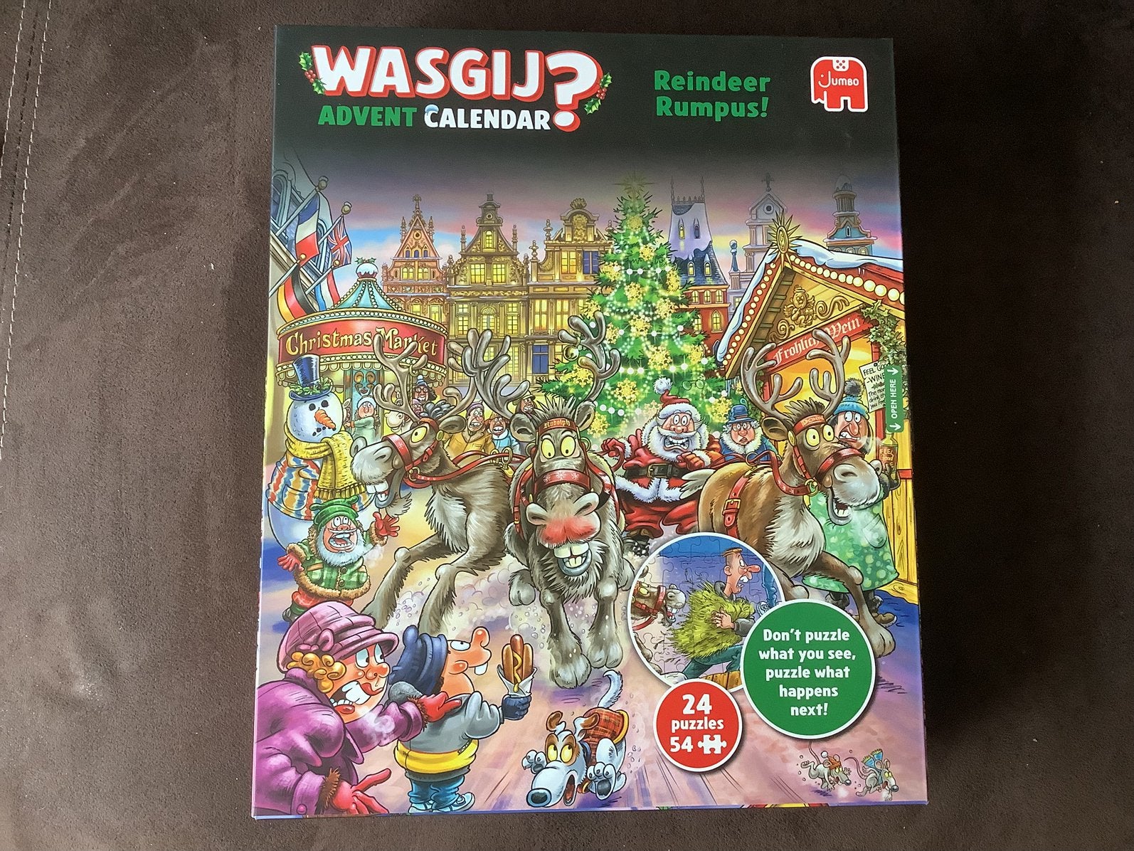 Wasgij adventkalender, Ophalen of Verzenden, 500 t/m 1500 stukjes, Zo goed als nieuw