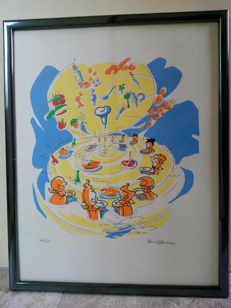 framed litho Ron Offerman limited nr 62/125, Ophalen