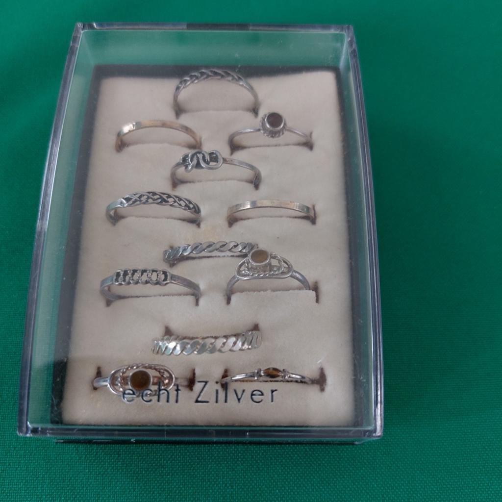 12 ringetjes zilver, Ophalen, Kleiner dan 17, Dame of Heer, Zilver