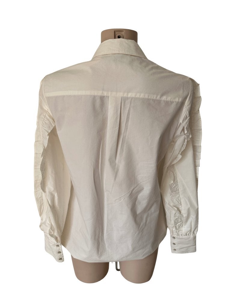 Scotch & Soda blouse S, Wit, Ophalen of Verzenden, Zo goed als nieuw