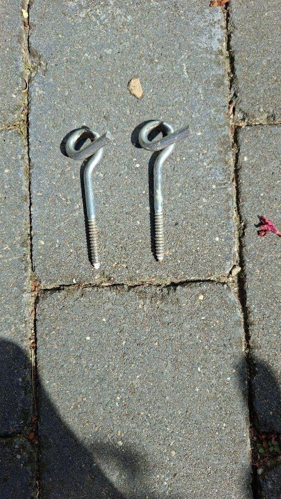 schommel haak(2 stuks) aangeboden, Ophalen, Zo goed als nieuw, Schommel