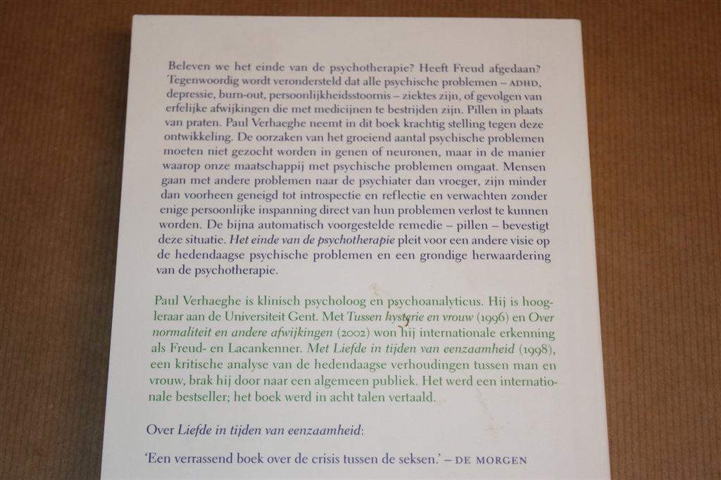 Het Einde van de Psychotherapie — Radicale Vernieuwing, Ophalen of Verzenden, Gelezen, Overige onderwerpen, Achtergrond en Informatie