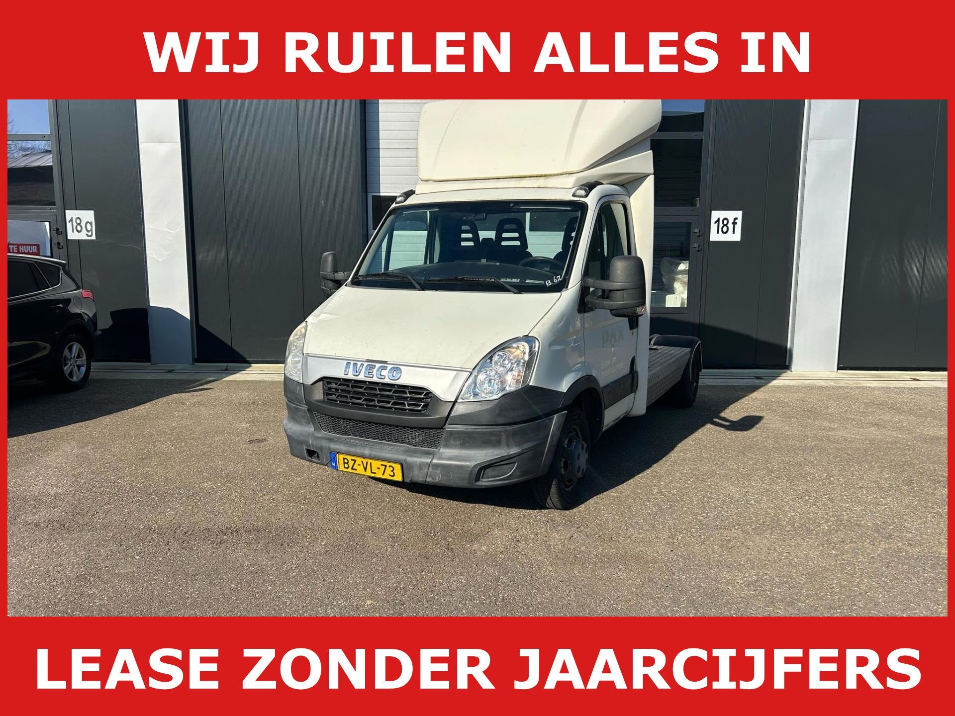Iveco 50C21 3 pers airco 204 pk ZO MEE NEEM PRIJS / GEEN APK, Gebruikt, 4 cilinders, Iveco, Wit