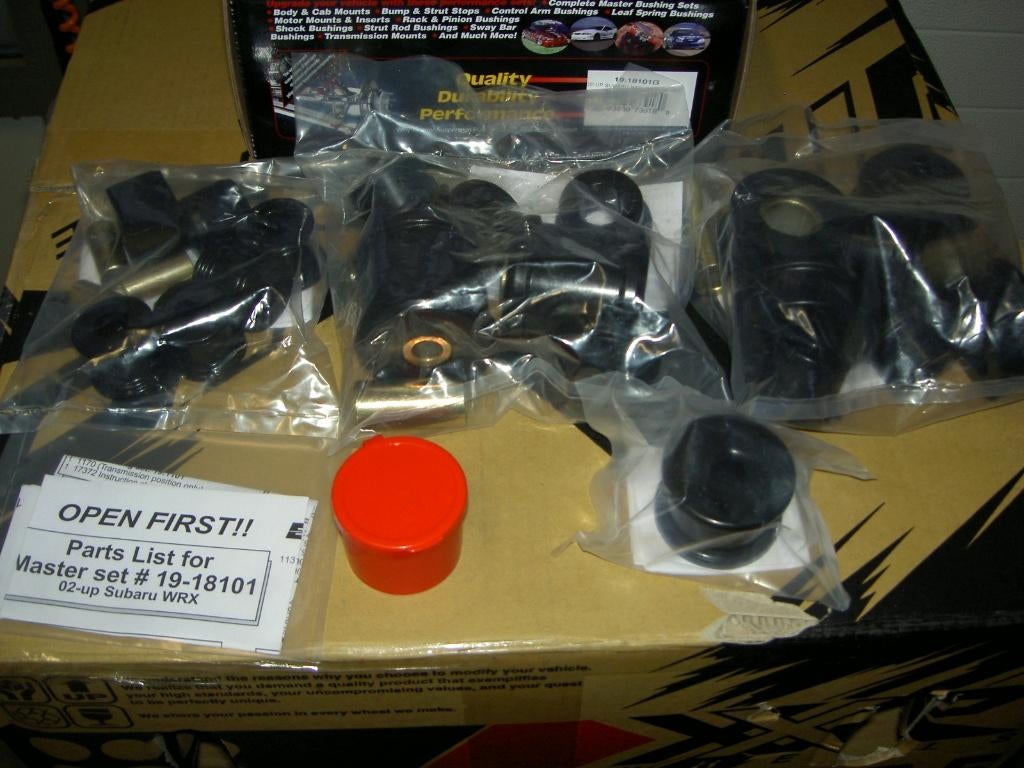 Energy Suspension rubbers bushing set - Subaru Impreza 02-07, Ophalen of Verzenden