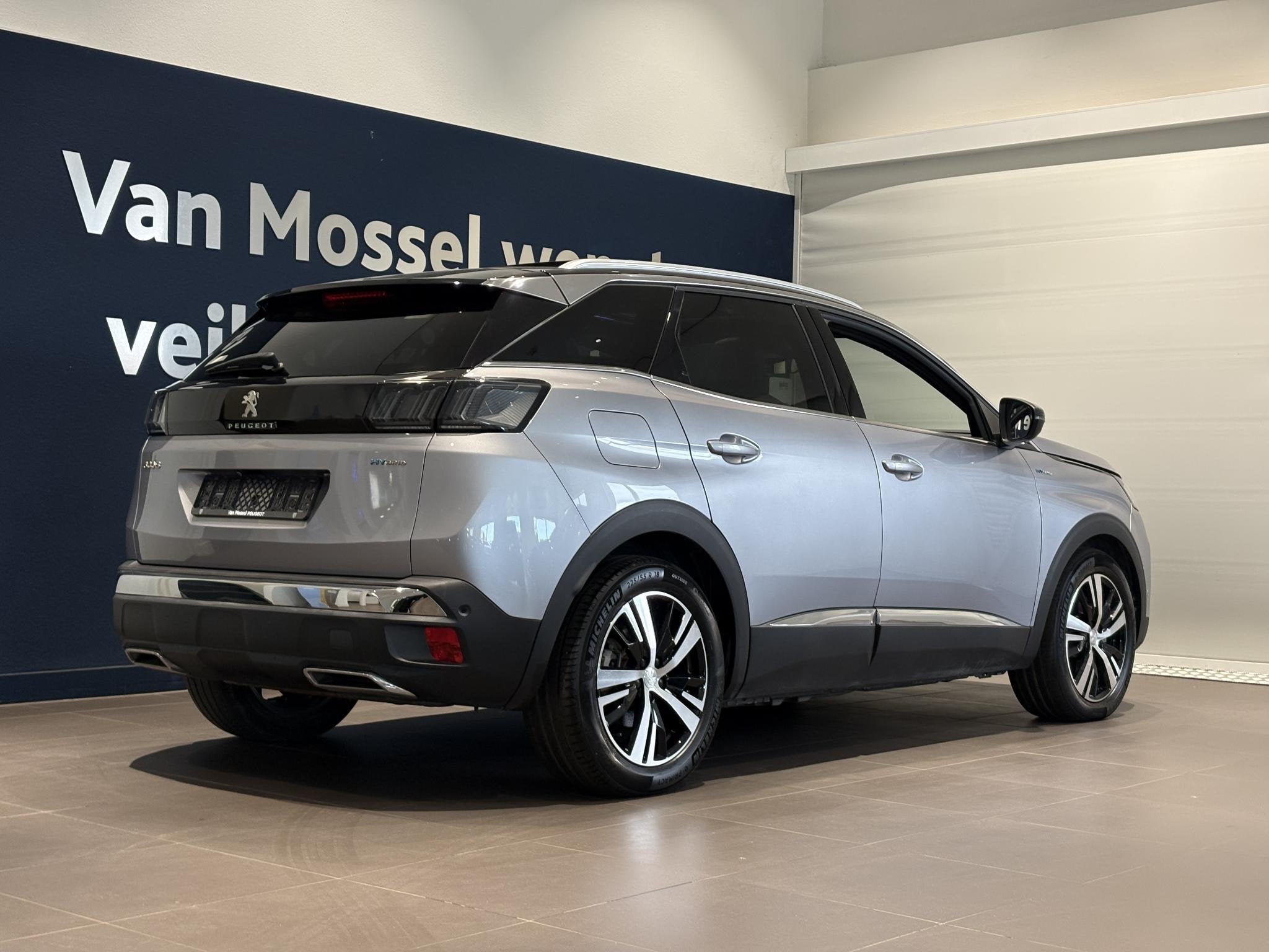 Peugeot 3008 1.6 HYbrid 225 GT, Auto's, 12 maanden, Automatische klimaatregeling, Euro 6, Leder en Stof