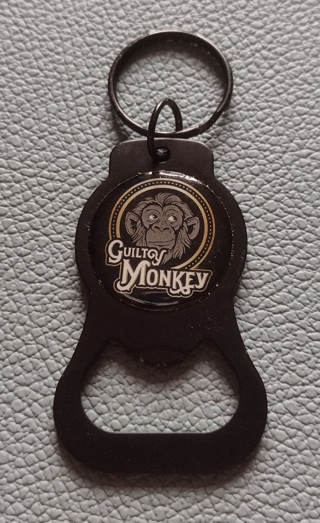 Guilty Monkey Opener/Sleutelhanger., Ophalen of Verzenden, Gebruikt, Flesopener, Overige merken