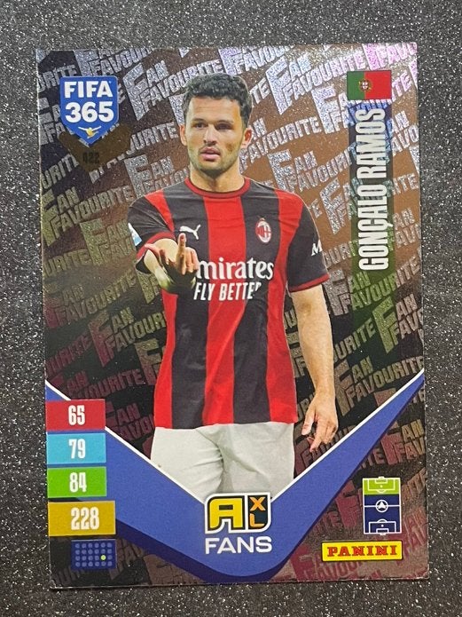 Panini Fifa365 2027   FANS’ FAVOURITE   RAMOS   AC MILAN, Verzenden, Zo goed als nieuw, Plaatje