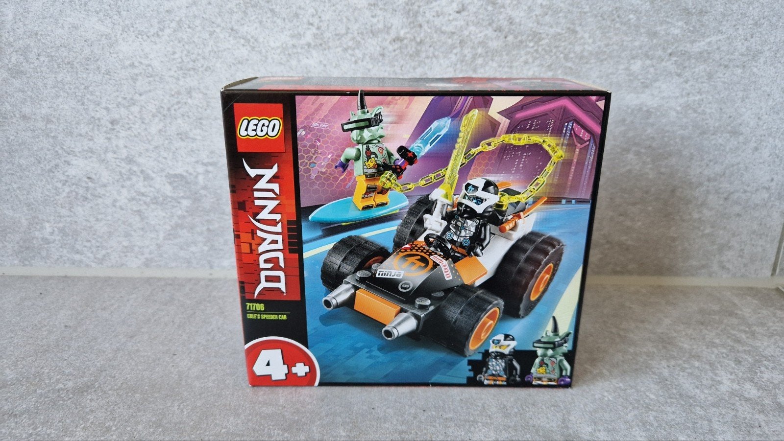 LEGO Ninjago 71706 Cole's Speeder Car - Nieuw in doos, Lego, Nieuw, Inclusief minifiguren, Ophalen of Verzenden