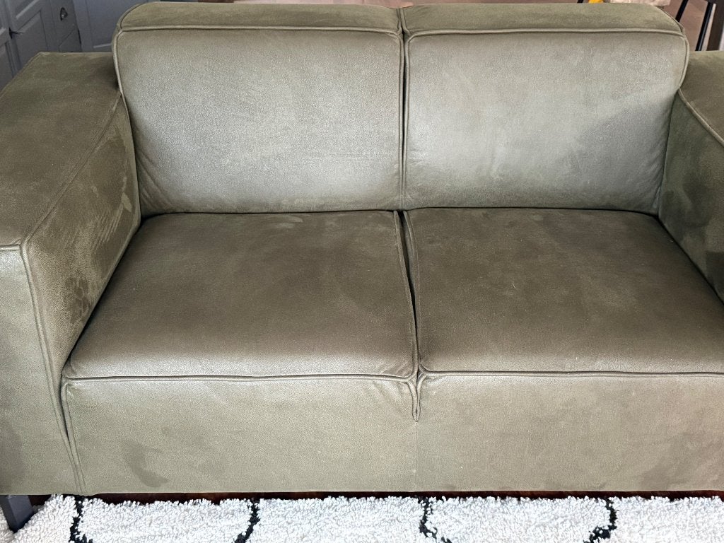 Twee tweezitsbanken, Ophalen, Gebruikt, Tweepersoons, 75 tot 100 cm