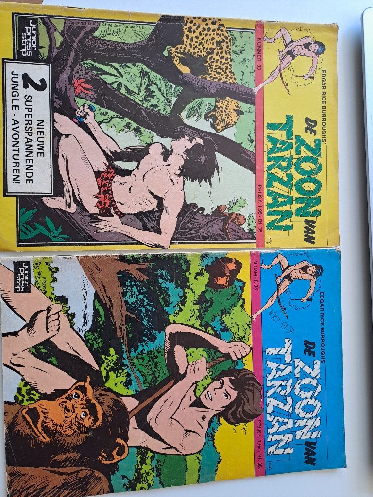 Zoon van Tarzan ( en Special) en Korak, Gelezen, Europa, Ophalen of Verzenden, Meerdere comics