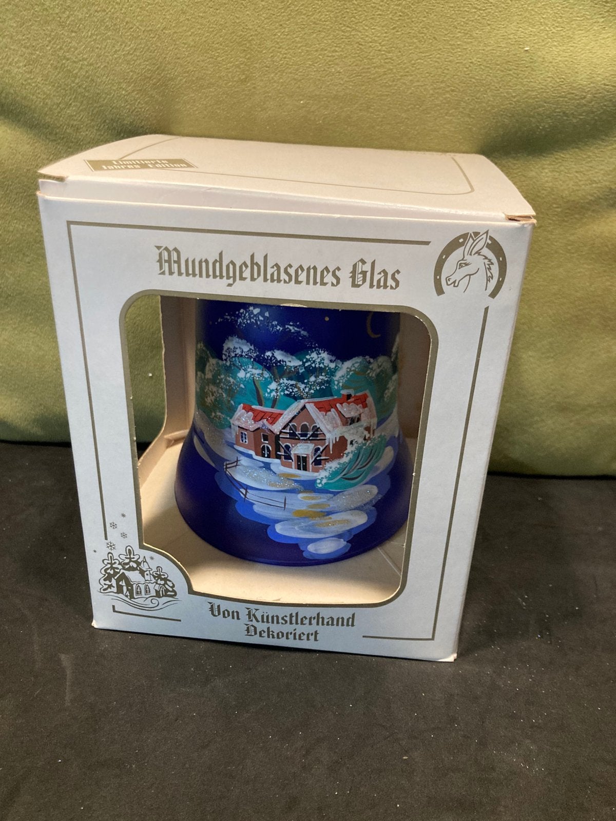 Sawrasko glazen kerstbel (280926), Ophalen of Verzenden, Nieuw