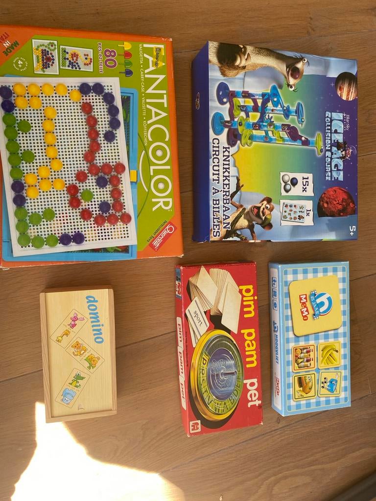 Leuke en interactieve spelletjes: FantaColor, Knikkerbaan, D, Een of twee spelers, Ophalen, Gebruikt