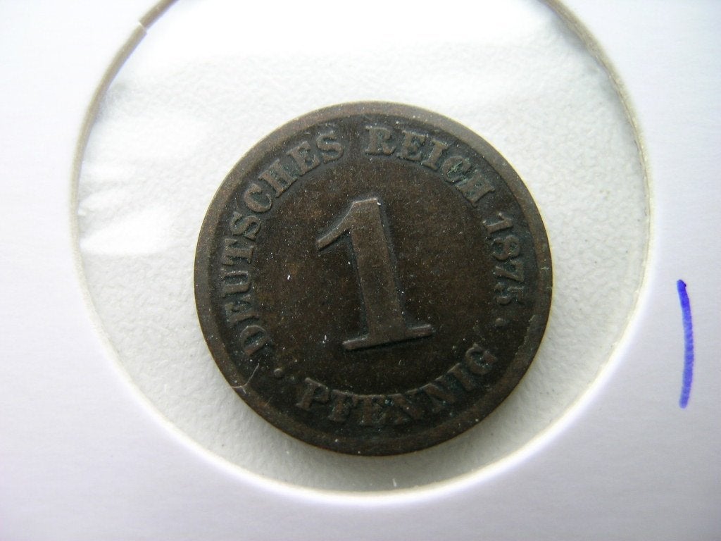 Pfennig 1875 C Duitsland, Ophalen of Verzenden, Duitsland, Losse munt