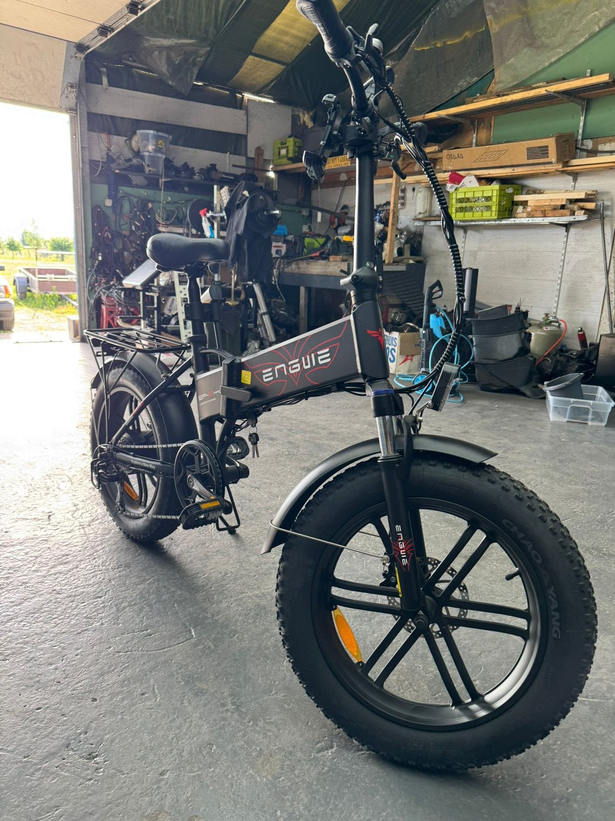 Engwe EP-2 in Nieuwstraat, 20 inch of meer, Versnellingen, Zo goed als nieuw, Deels opvouwbaar