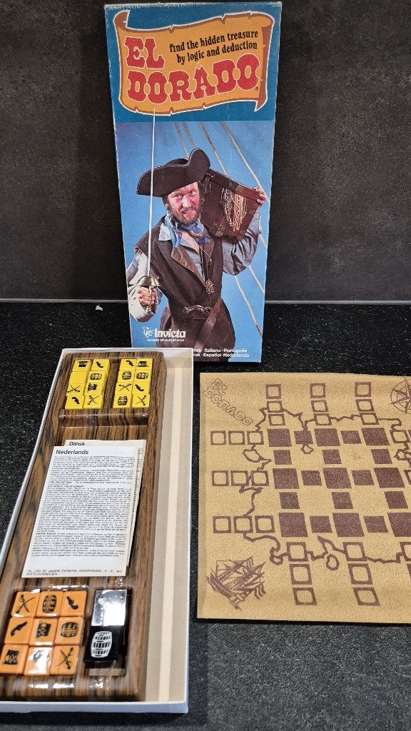 El Dorado, vintage spel Invicta 1977, compleet. 5A14, Hobby en Vrije tijd, Gezelschapsspellen | Bordspellen, Tweedehands verkoop