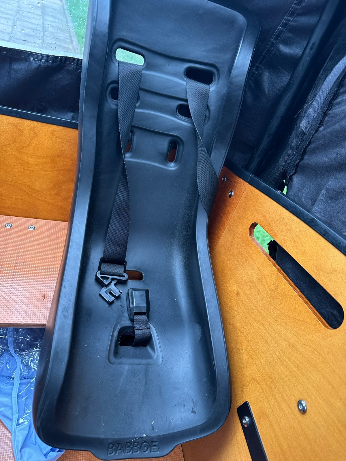 Bakfiets zitje, Ophalen of Verzenden, Gebruikt, 15 t/m 36 kg, Achterzitje