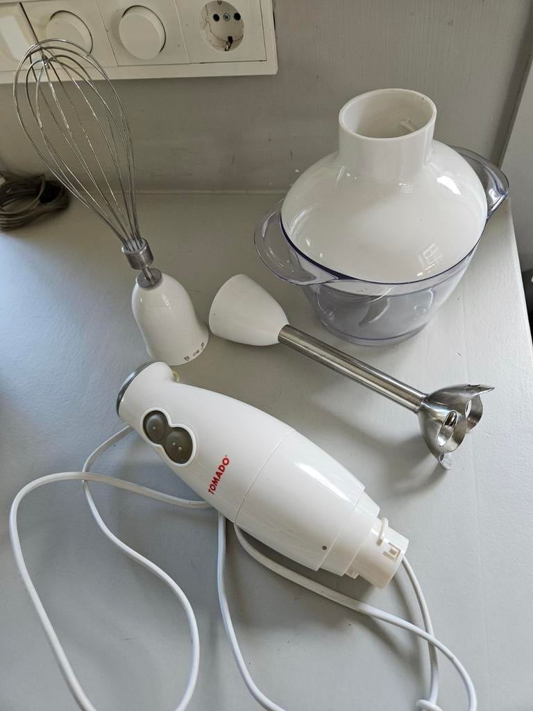 Staafmixerset Tomado, Witgoed en Apparatuur, Keukenmixers, Ophalen of Verzenden, 3 snelheden of meer