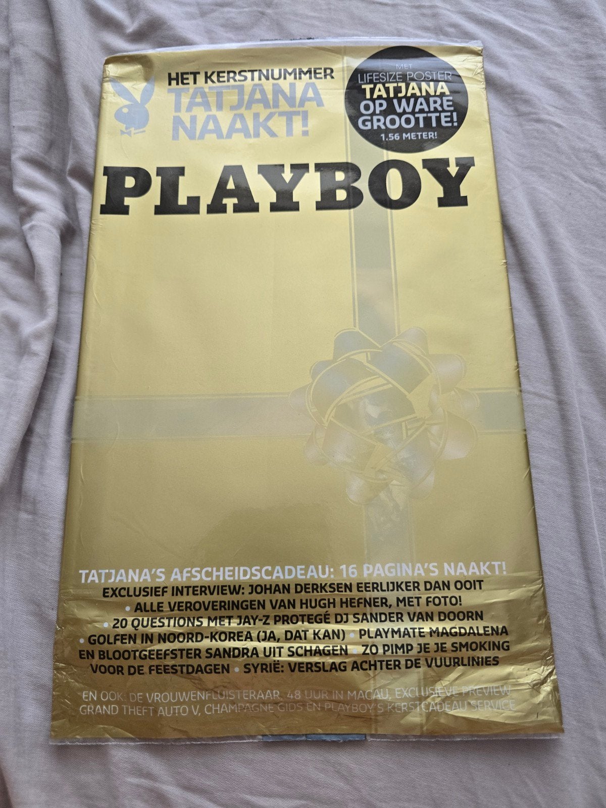 playboy tatjana nieuw met lifesize poster, Ophalen of Verzenden, Nieuw, Muziek, Film of Tv