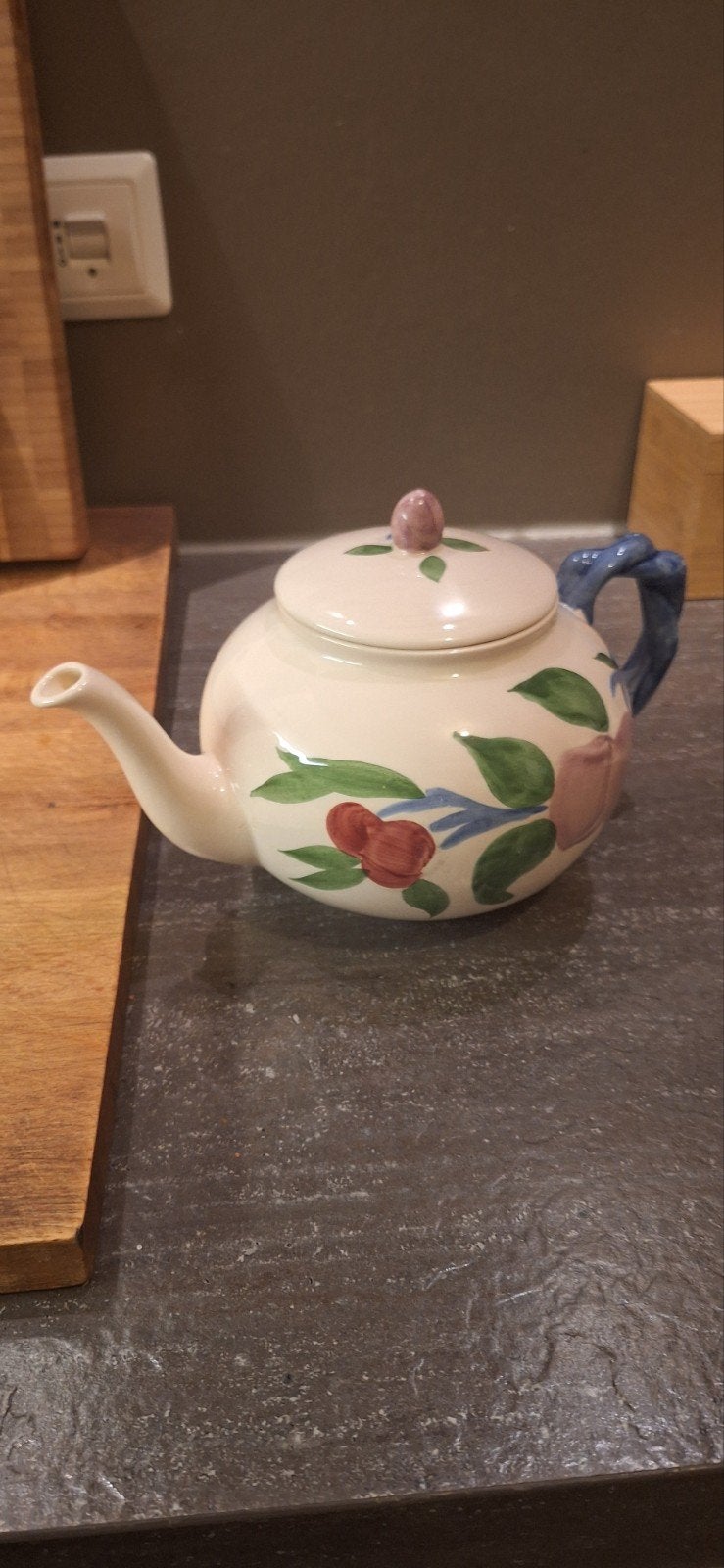 Franciscan Orchard Glade theepot, Huis en Inrichting, Theepot/fluitketel, Ophalen of Verzenden, Zo goed als nieuw, Steen/keramiek