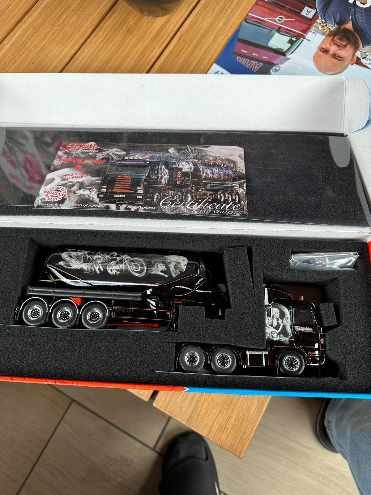 Tekno Templeton scania 143, Ophalen, Nieuw, Bus of Vrachtwagen, Tekno
