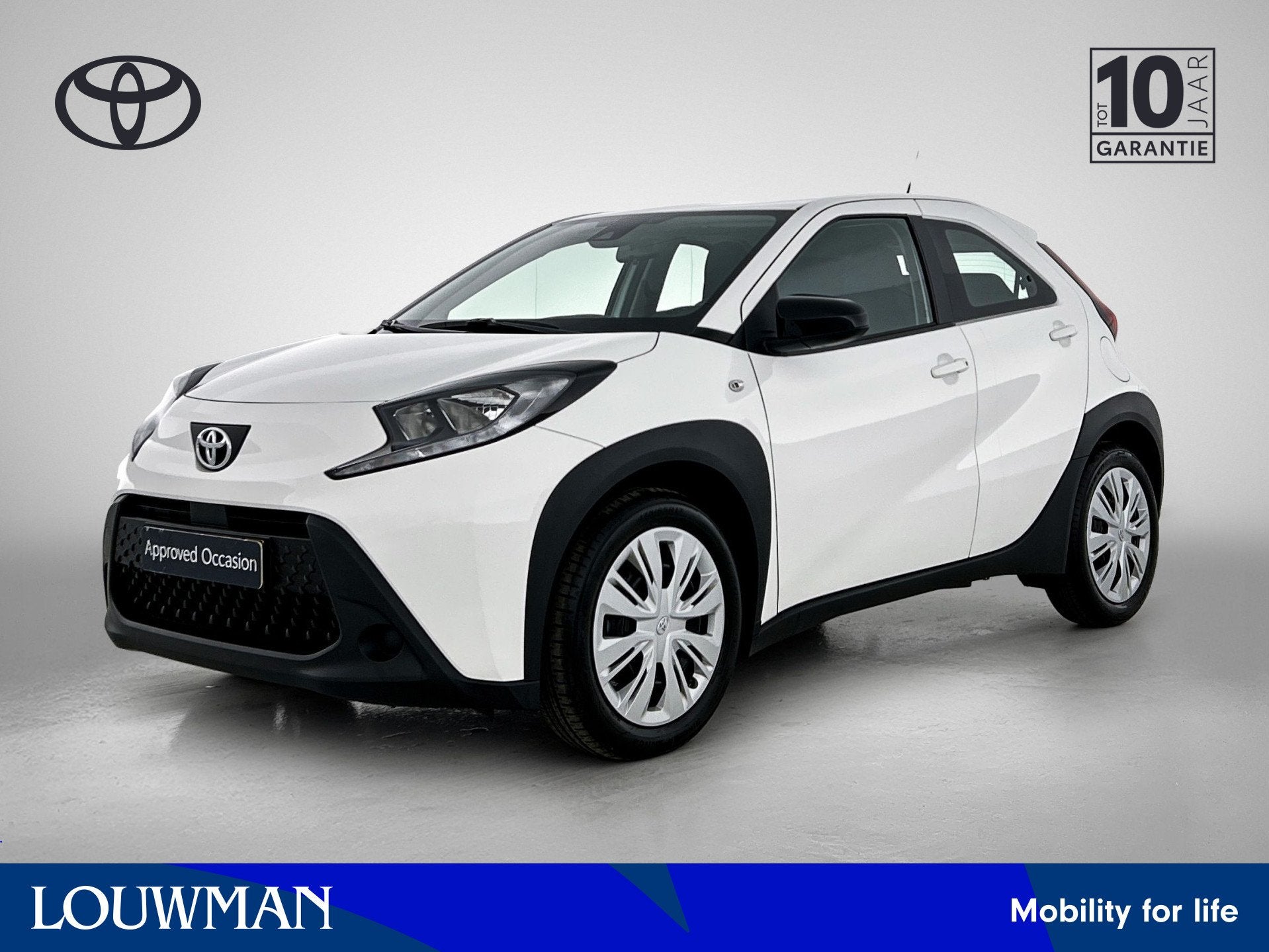 Toyota Aygo X 1.0 VVT-i MT Play | BTW Voertuig | Apple CarPl, Stof, Gebruikt, 920 kg, Wit