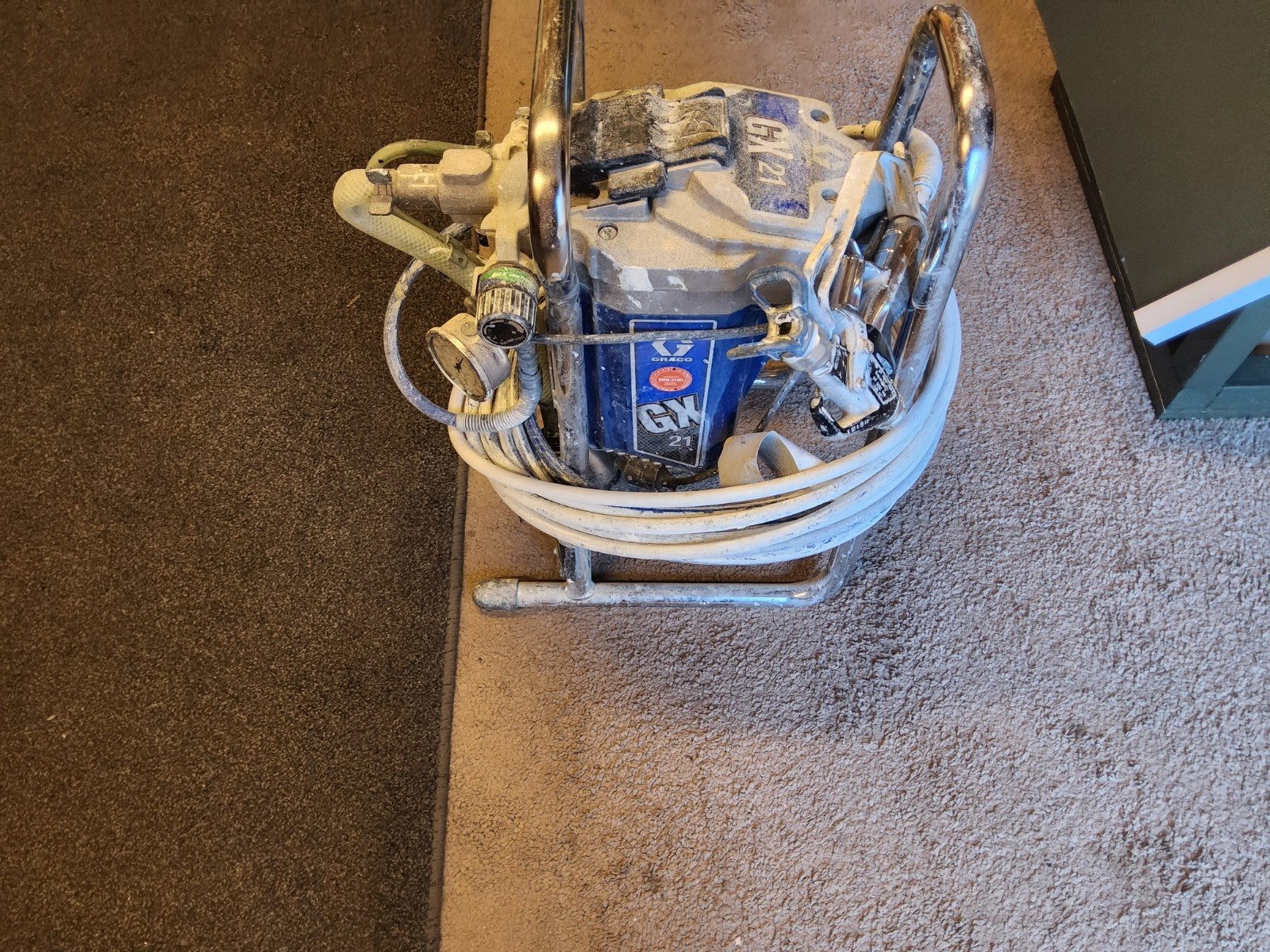 graco gx 21 airles spuit, Ophalen, Gebruikt, Verfspuit of Verfpomp